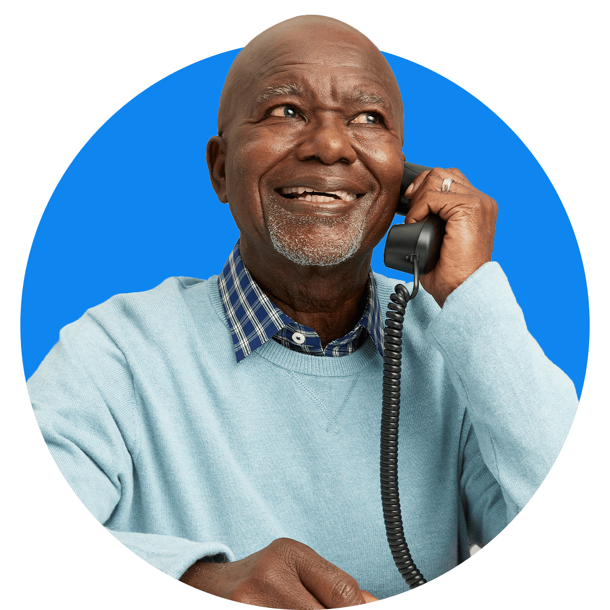 Section 3_Give us a call Senior using the ClearCaptions caption phone