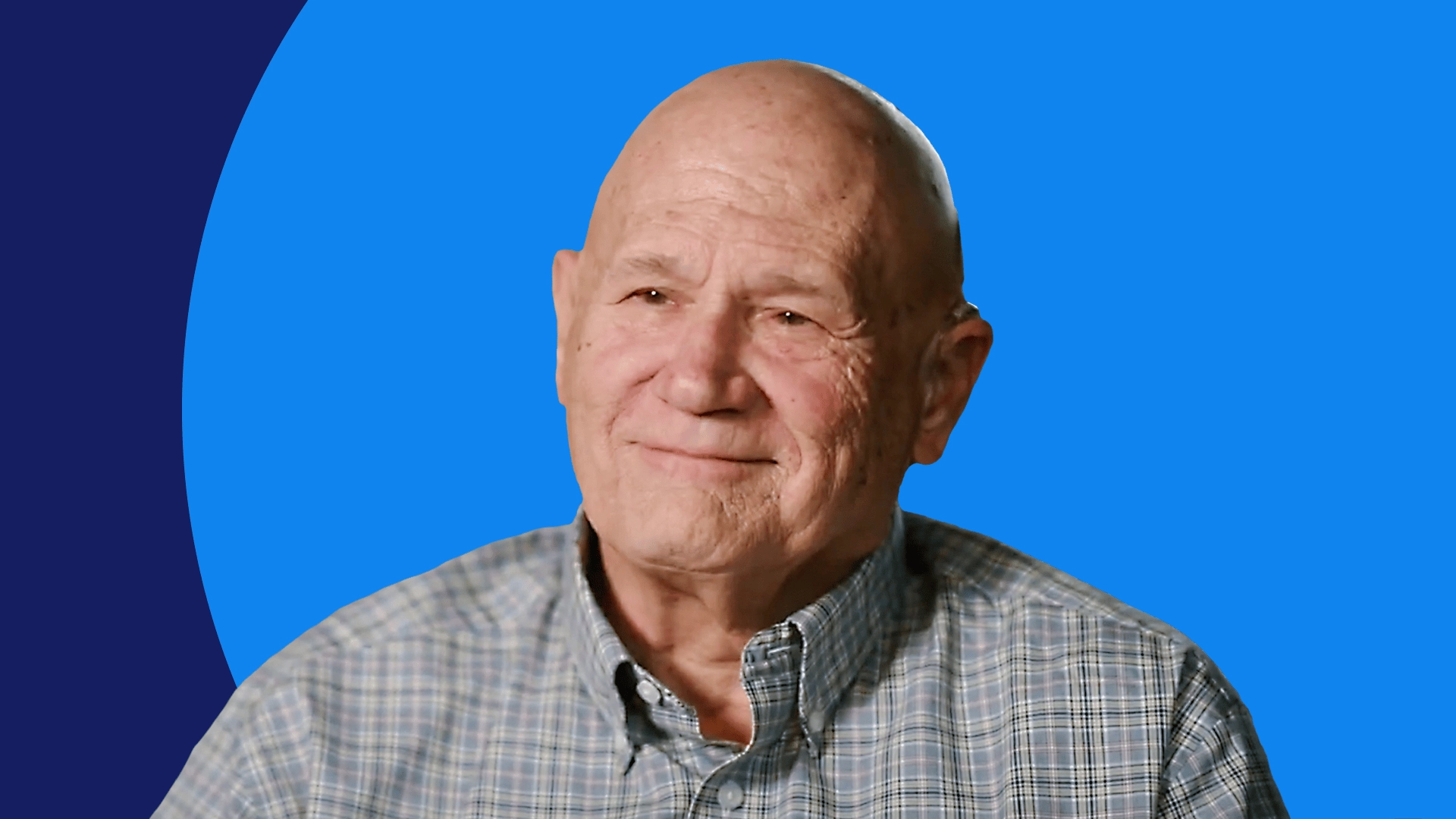 senior giving his testimony