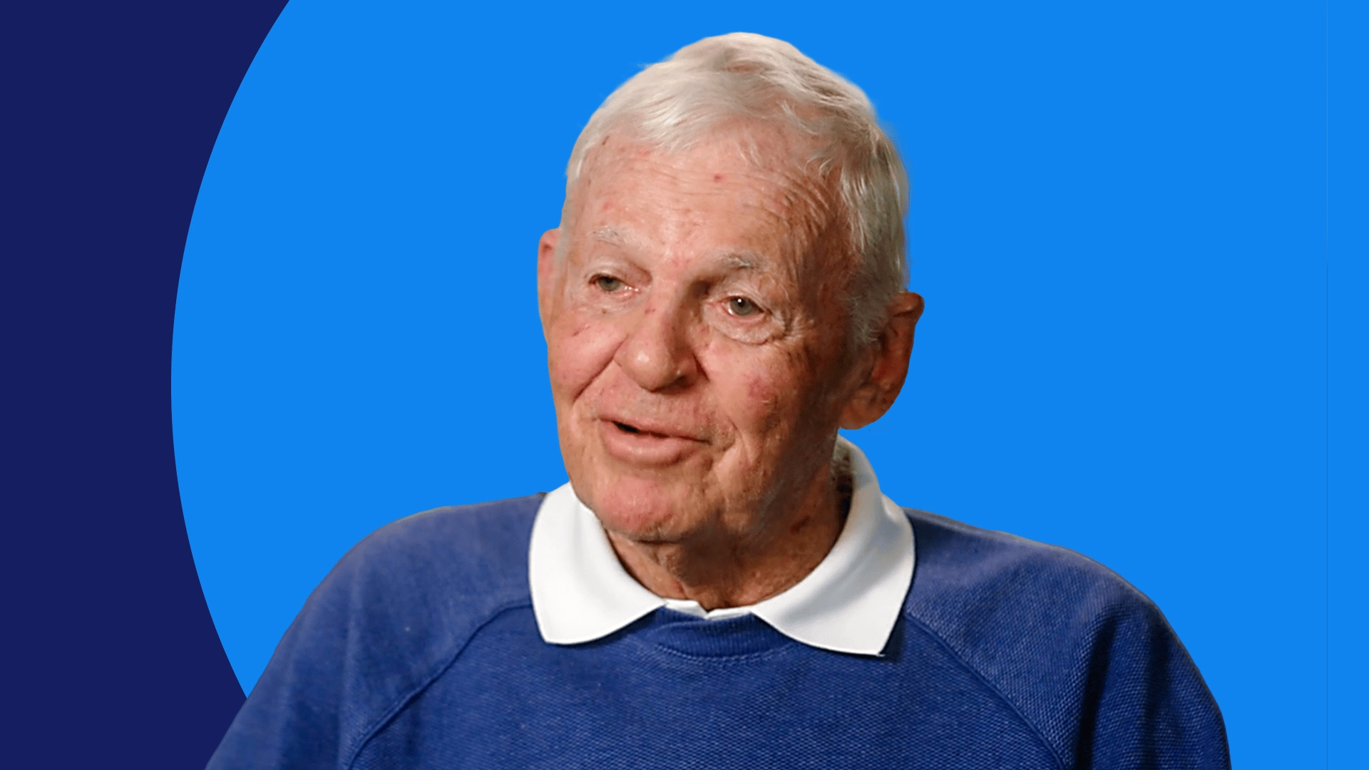 senior giving his testimony