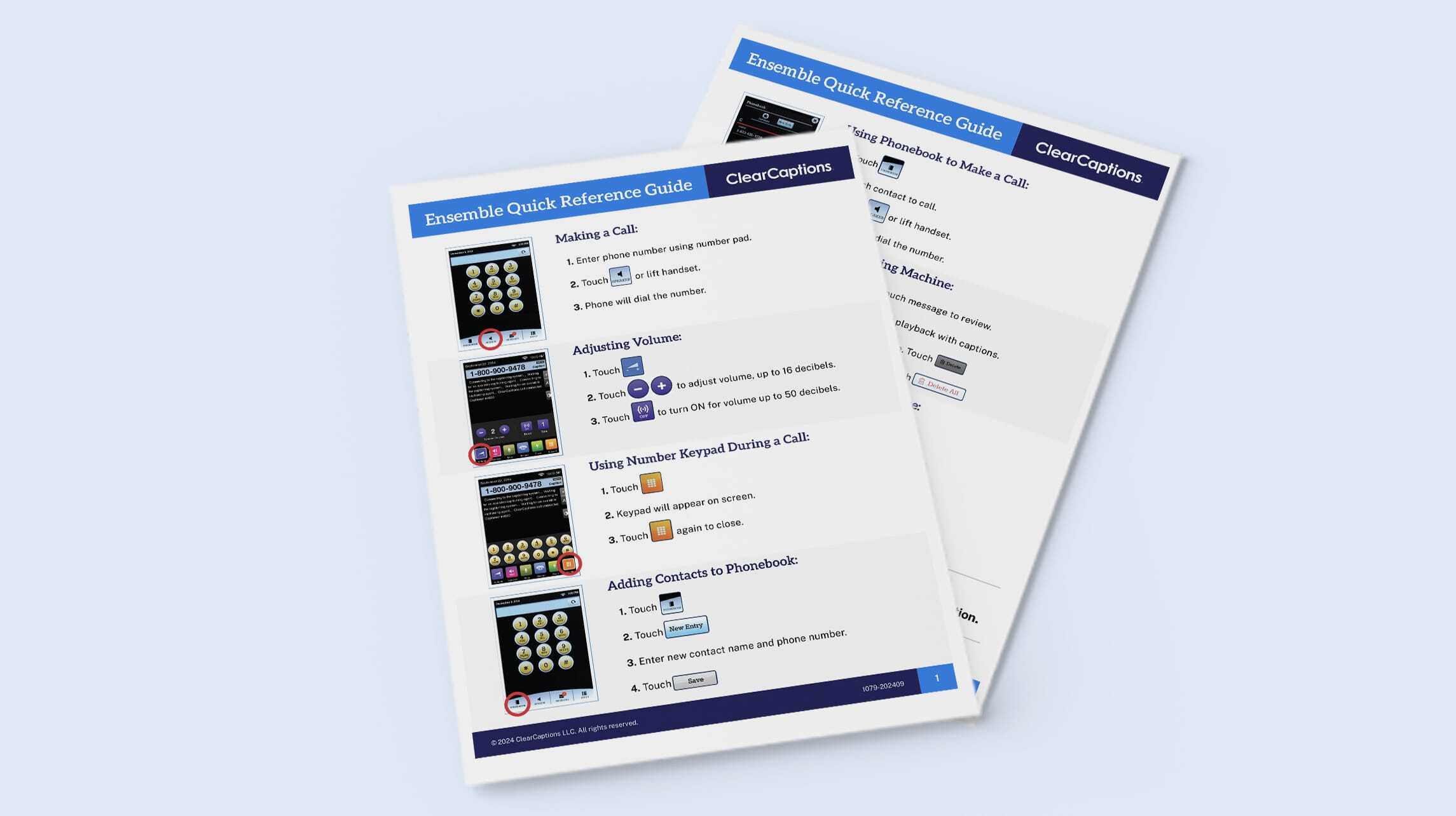 ClearCaptions quick starter guide
