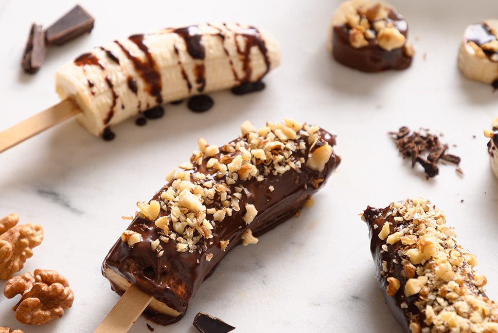 Chocolate Covered Banana Recipe - Summer Foods for Hearing Health