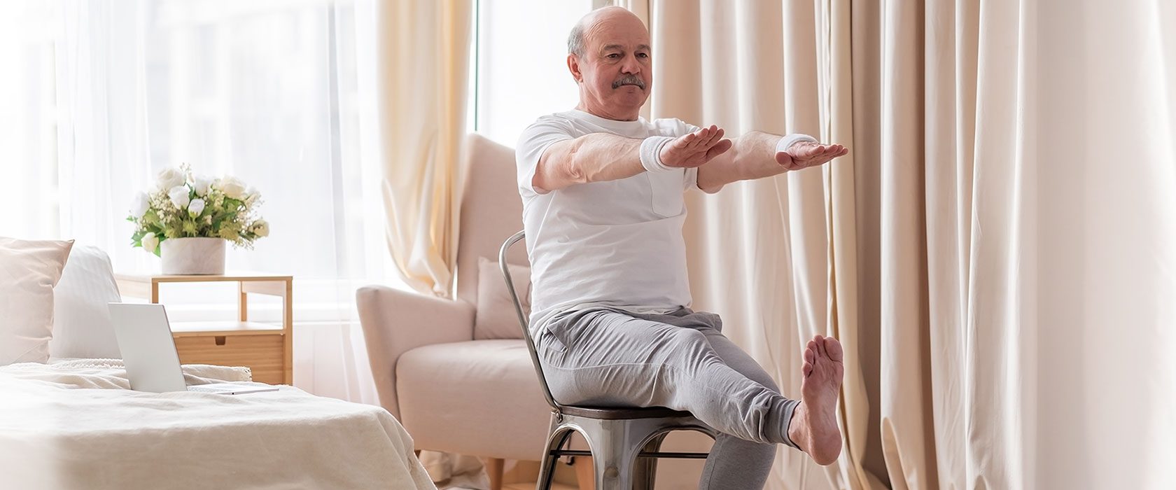 The Benefits of Chair Yoga for Seniors - ClearCaptions