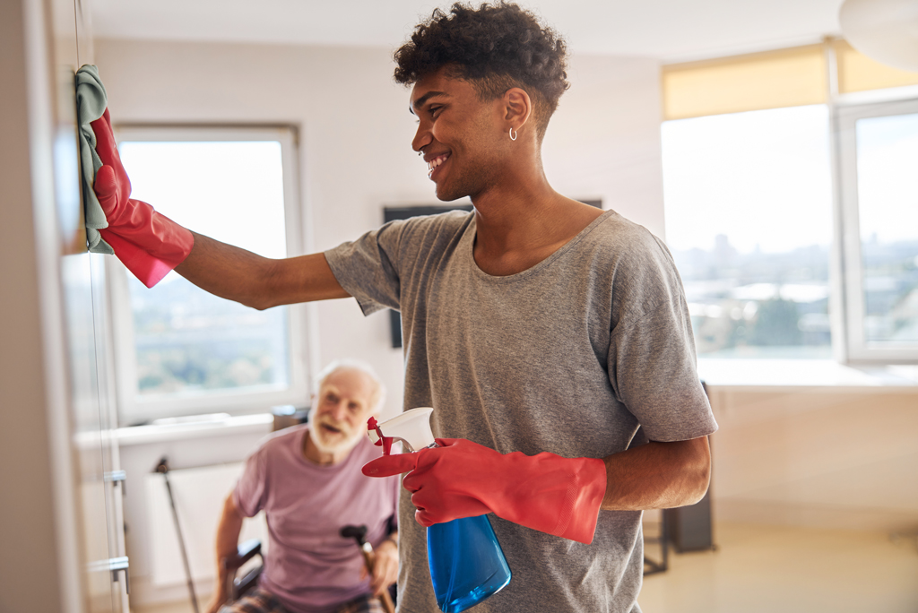 spring cleaning for seniors 