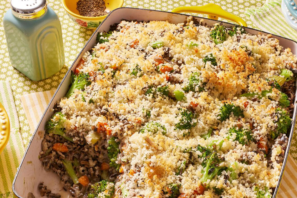 Broccoli & Wild Rice Casserole