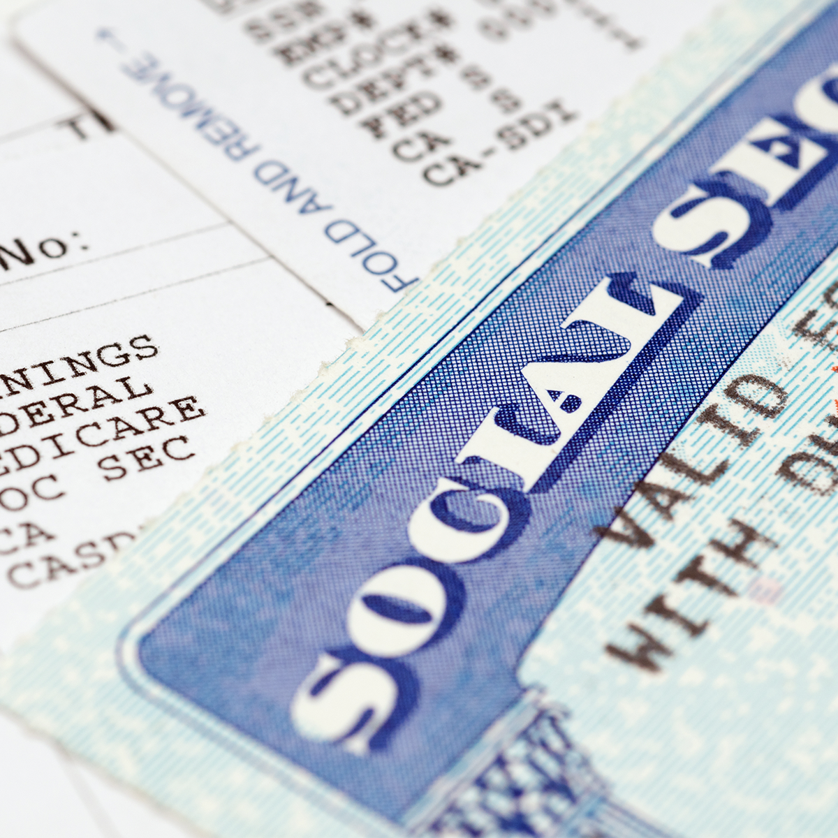 Image of social security card